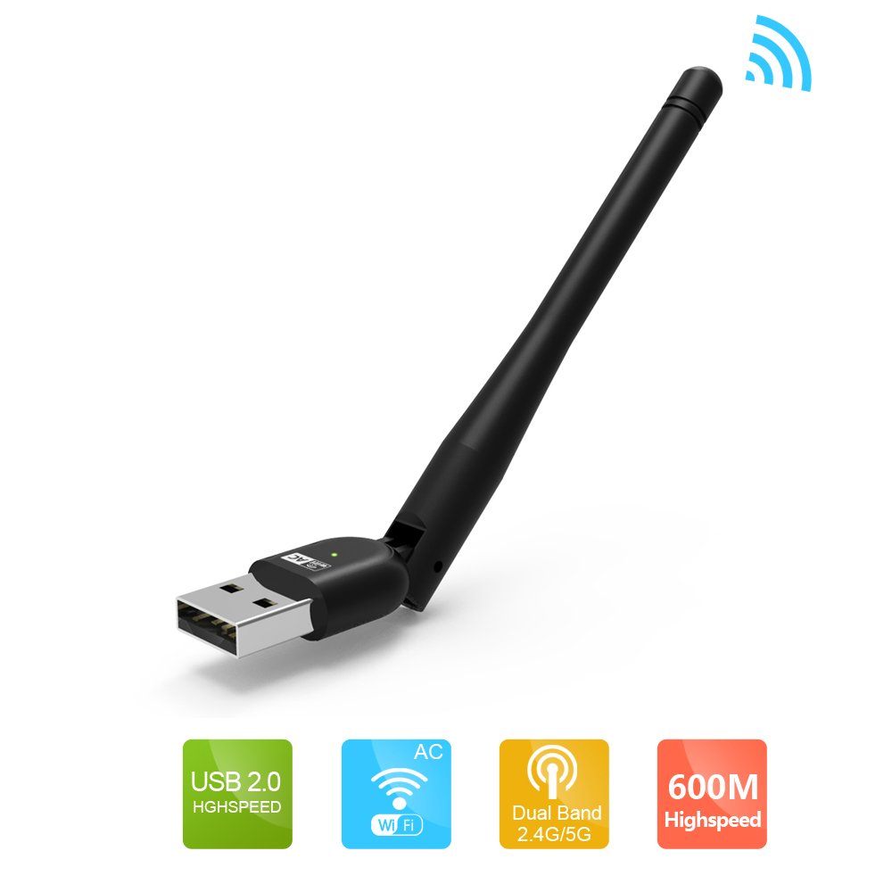 Adattatore WiFi USB, Adattatore di Rete Wireless 300Mbps, Mini Dongle Wireless, per Windows XP/7/8/10/OS X/Linux, IEEE 802.11 G, IEEE 802.11 B, IEEE 802.11 N