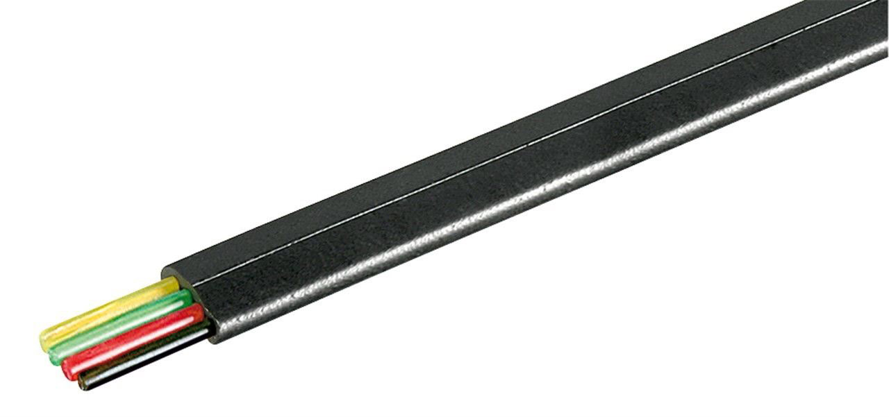 Cavo Telefonico 6 Poli Piatto AWG 28 Nero