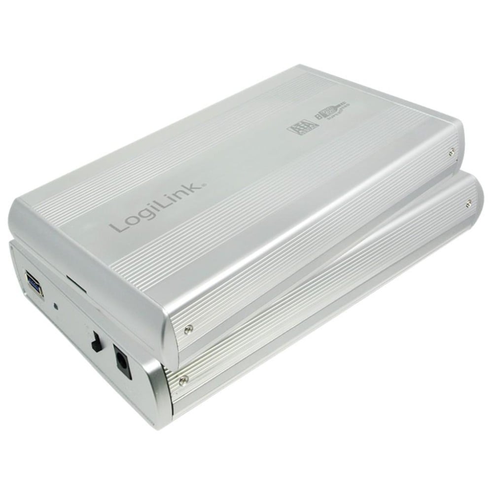 Box HDD Esterno SATA 3.5" USB3.0 Super Speed Silver - LOGILINK - I-CASE SU3-35SL