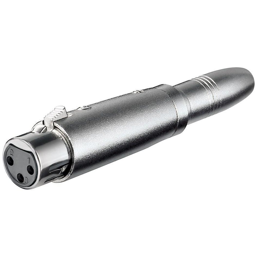 Adattatore XLR Cannon Femmina ad Audio 6,35mm Femmina Mono - GOOBAY - IADAP AU-XLR-453-1