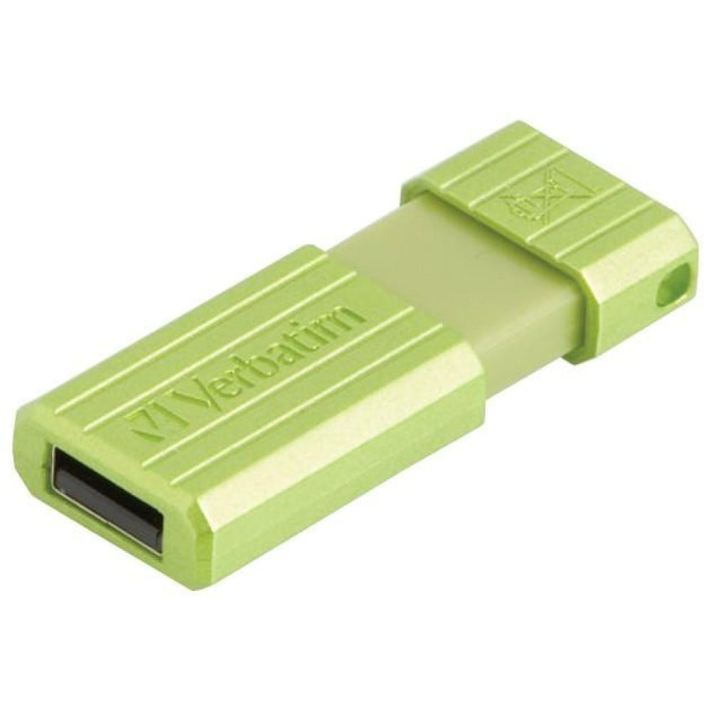 Memoria USB 2.0 PinStripe da 16Gb Colore Verde - VERBATIM - IC-49070-1