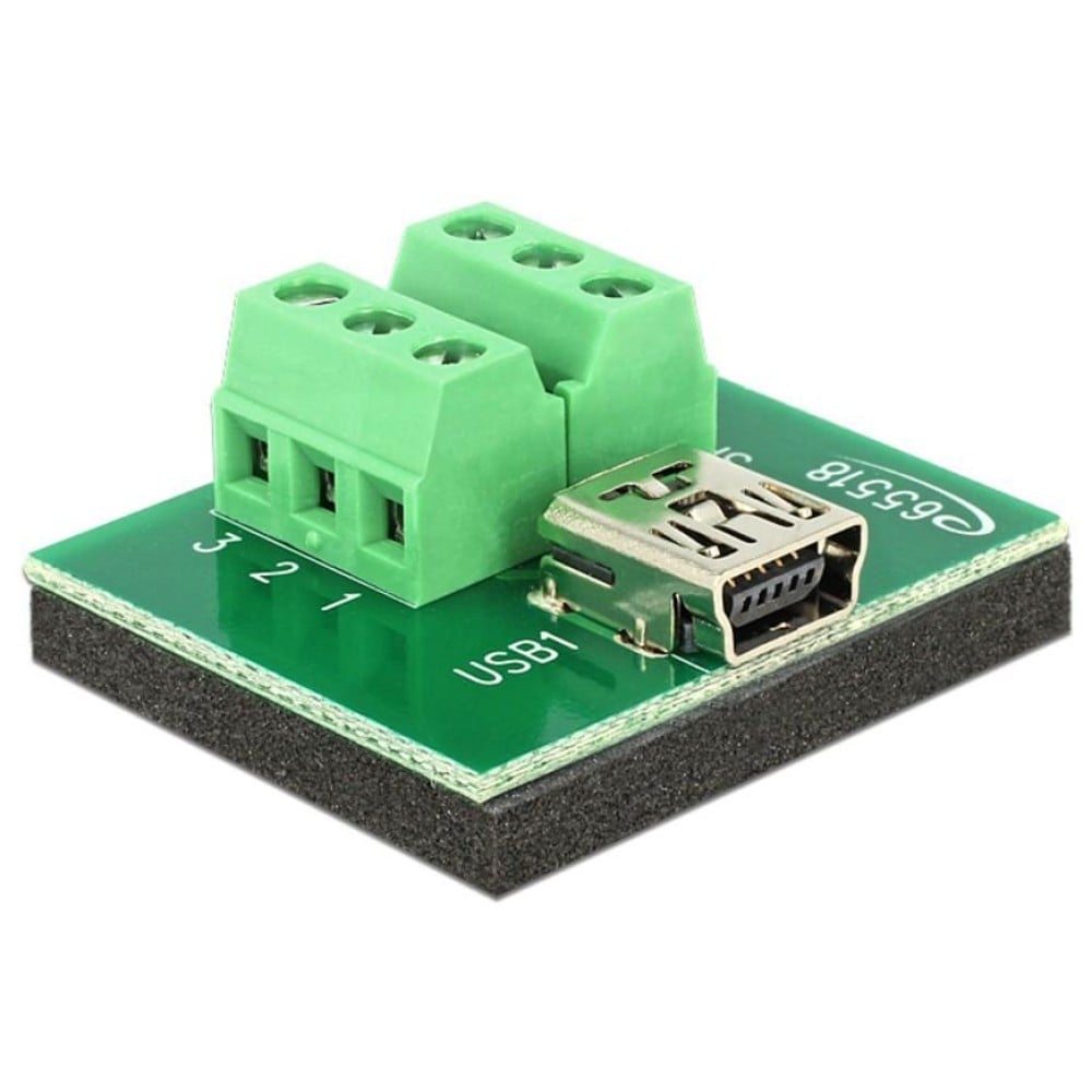 Adattatore Mini USB Femmina Terminal Block 6 pin - DELOCK - IADAP TB6-UMINIF-1