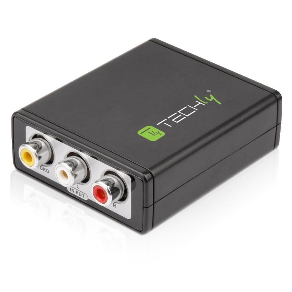 Mini Convertitore da Video Composito e Audio Stereo a HDMI - TECHLY - IDATA SPDIF-6E