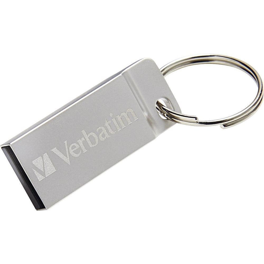 Mini Memoria USB Verbatim con Portachiavi 32GB Silver - VERBATIM - IC-98749-1