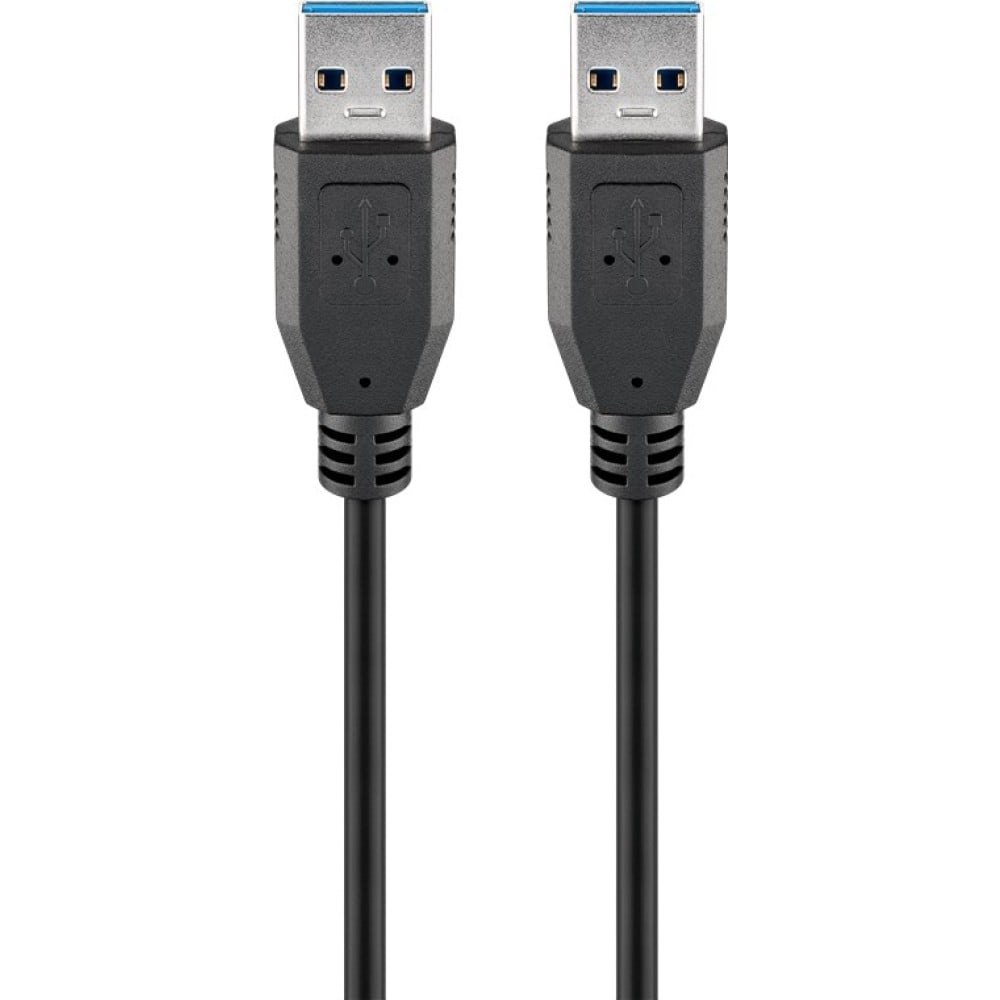  Cavo USB 3.0 A maschio/A maschio 1,8 m Nero - GOOBAY - ICOC U3-AA-018-BL-1