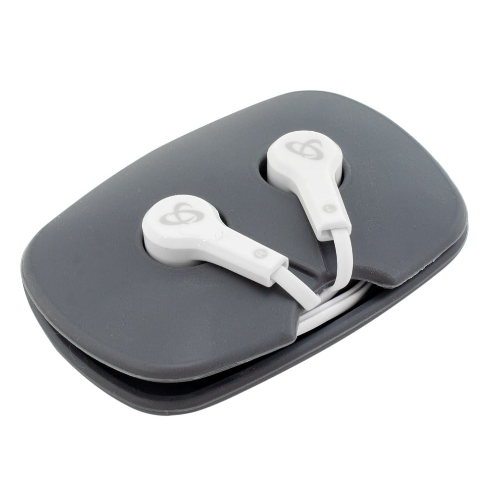 Auricolari Audio Stereo 3.5 mm In-Ear con Microfono e Telecomando Bianco - SBOX - ICSB-EP033WH-1