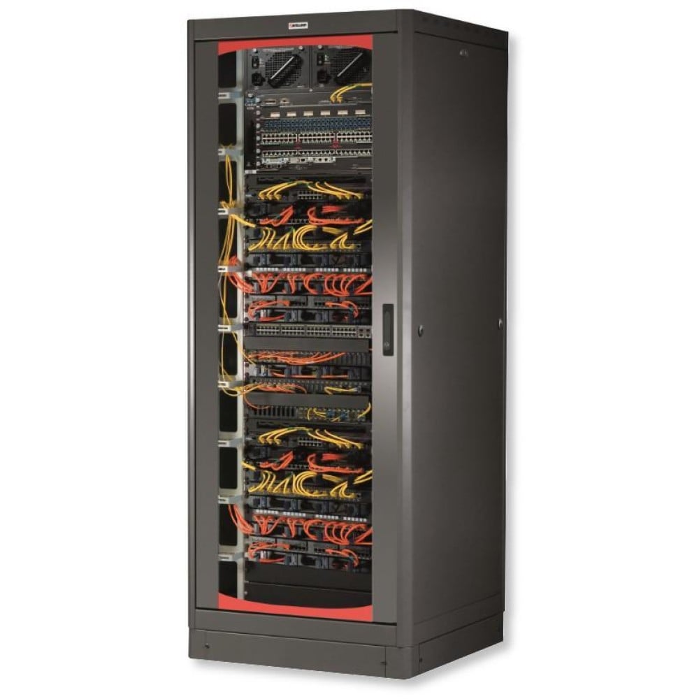 Armadio Server Rack 19" 600x1000 33 Unità Nero serie Lite - INTELLINET - I-CASE SVR-33LTBL-1