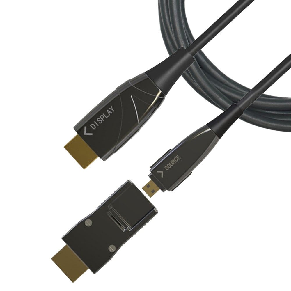 Cavo HDMI™ A/A Micro HDMI™ AOC in Fibra Ottica 4K 50m - TECHLY - ICOC HDMI-HY2D-050-1