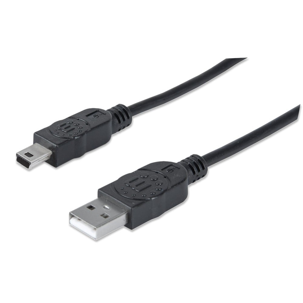 Cavo USB 2.0 OTG A maschio/Mini B maschio 1,8 mt - MANHATTAN - ICOC UOTG-388-1