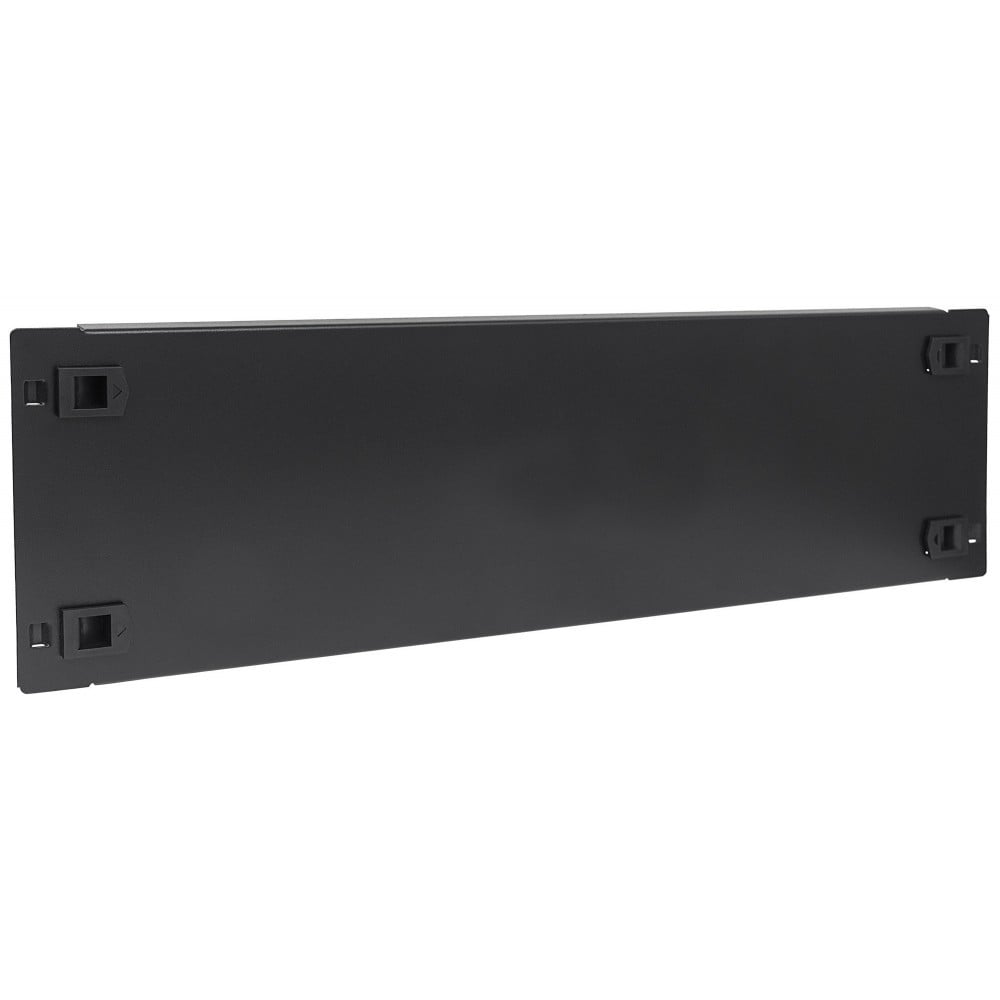 Pannello Cieco Toolless a Clip per Armadi Rack 19" 3U Nero - TECHLY PROFESSIONAL - I-CASE BLANK-3-SCLTY-1
