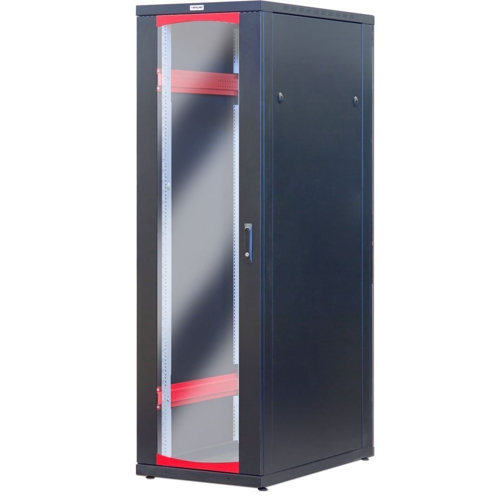 Armadio Server Rack 19" 600x1000 42 Unita' Nero serie Ideal - INTELLINET - I-CASE SVR-I426BK-1