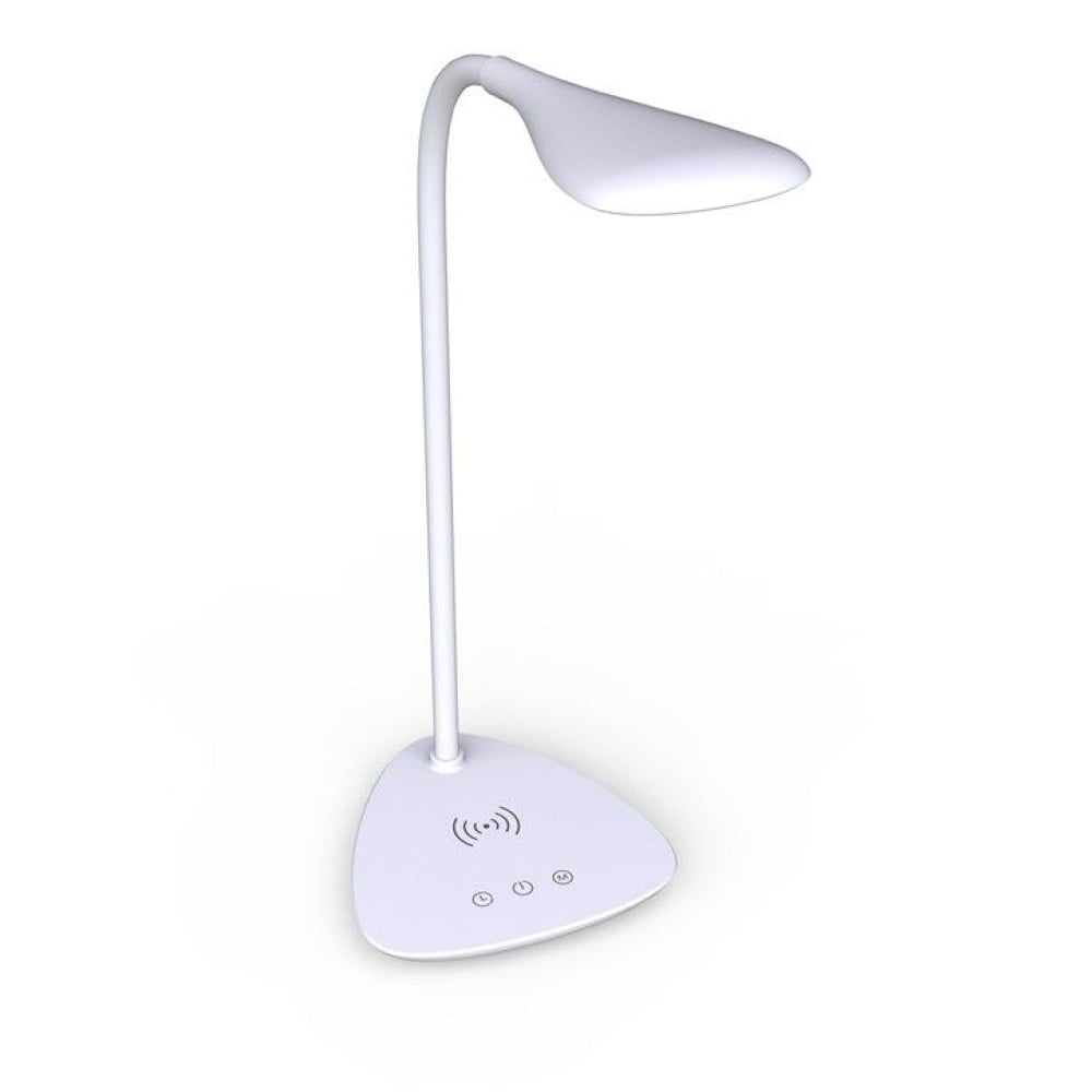 Lampada a LED da Tavolo con Caricatore Wireless - TECHLY - I-LAMP-DSK6-1