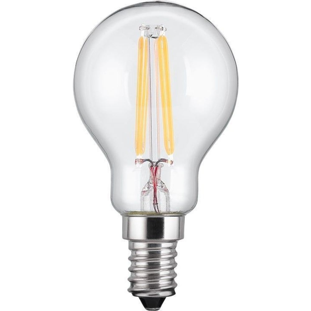 Lampada LED Mini Globo E14 Bianco Caldo 4W Filamento Classe E - GOOBAY - I-LED-E14-39WF-1