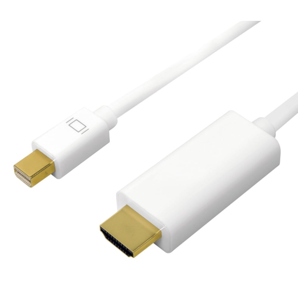 Cavo Convertitore Mini DisplayPort V.1.2 (Thunderbolt) a HDMI M/M 1m - LOGILINK - ICOC DSP-H12-010N-1
