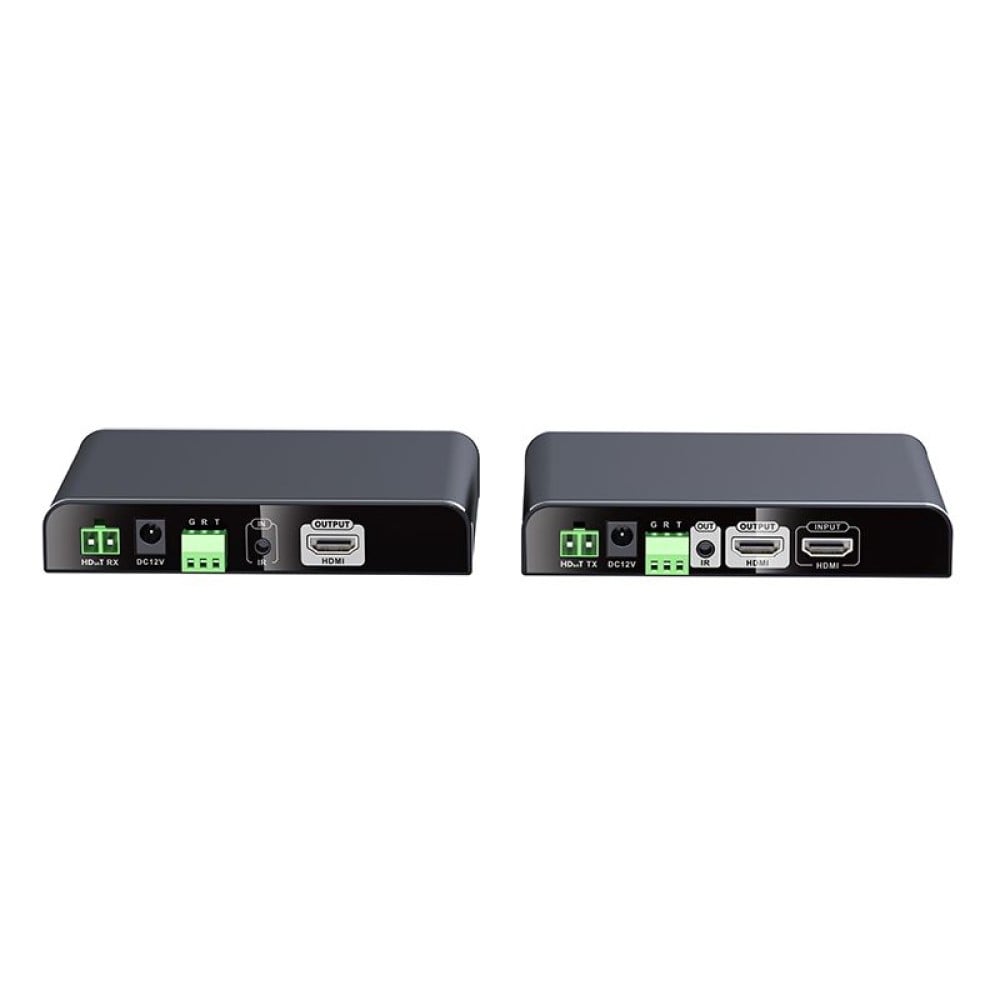 Kit Amplificatore Extender HDMI HDbitT su doppio cavo conduttore 300mt - TECHLY NP - IDATA EXTIP-329-1