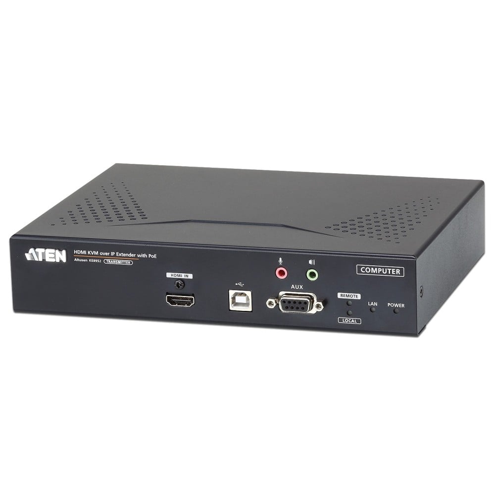 Trasmettitore KVM over IP a schermo singolo 4K HDMI con PoE, KE8952T - ATEN - IDATA KE-8952T-1
