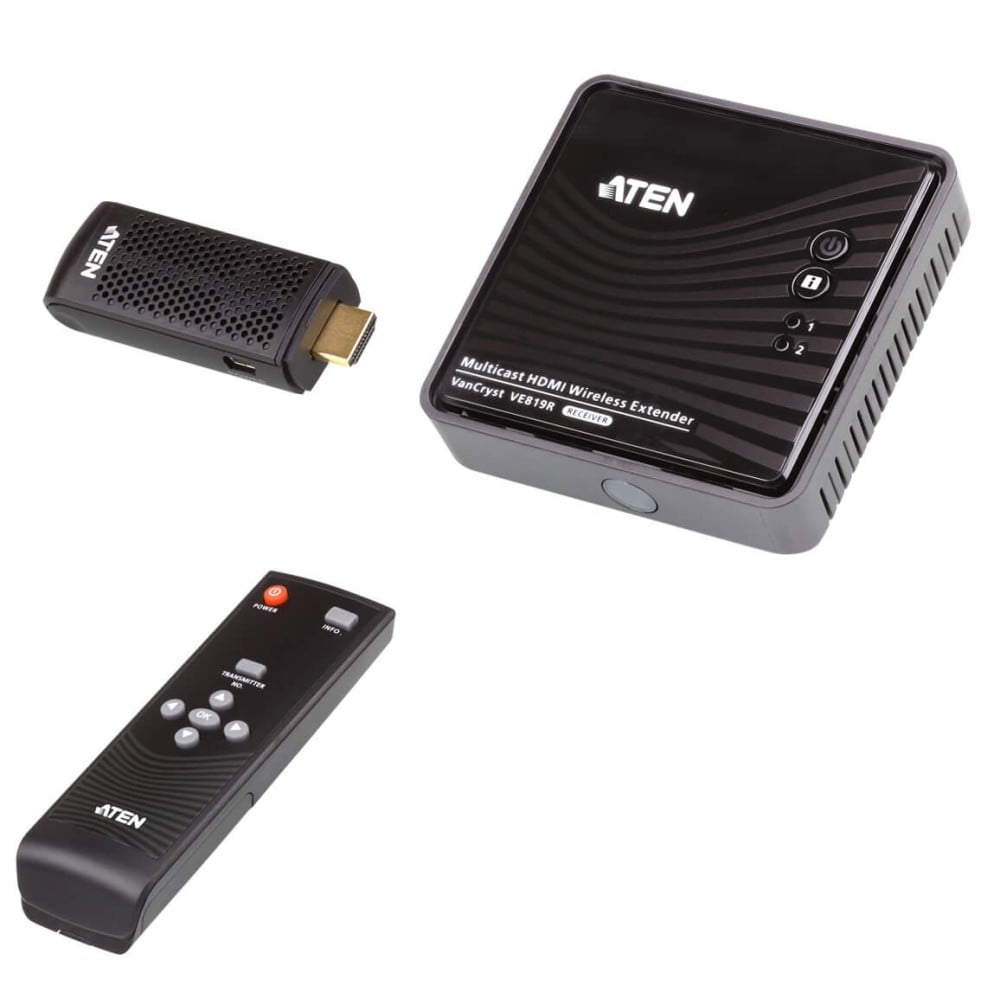 Extender HDMI Wireless 10m VE819 - ATEN - IDATA VE-819-1