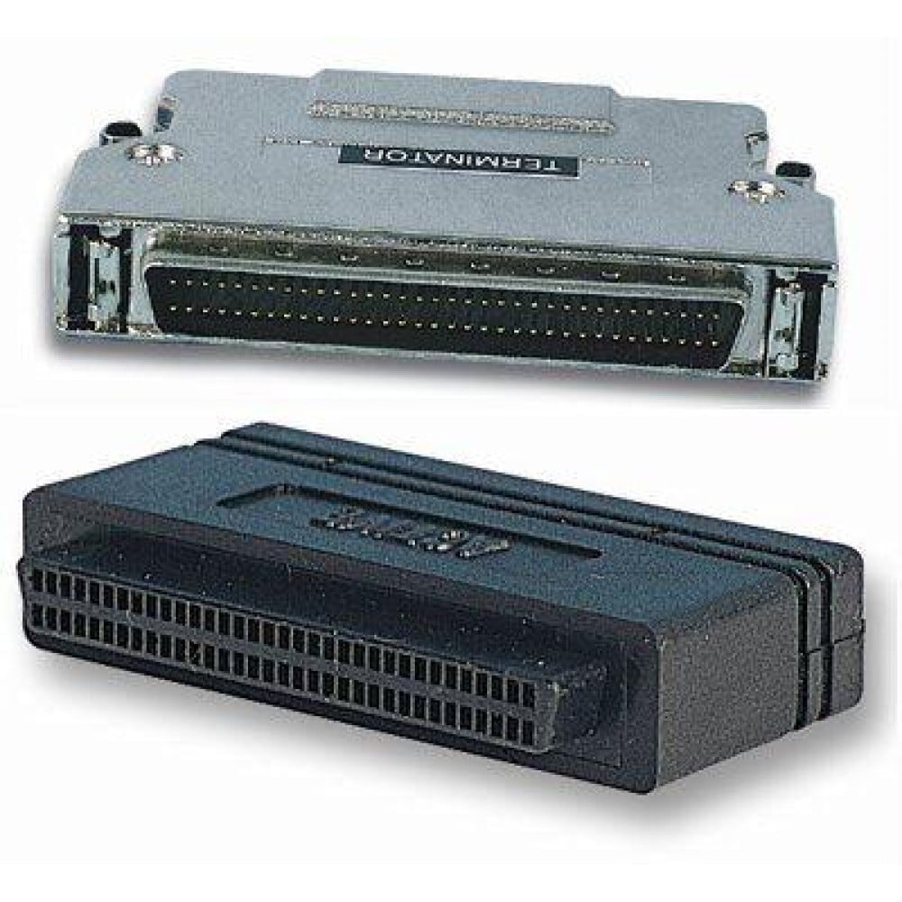 Terminatore DB68HP esterno c/viti a tappo Maschio - MANHATTAN - IADAP SCSI-740-1