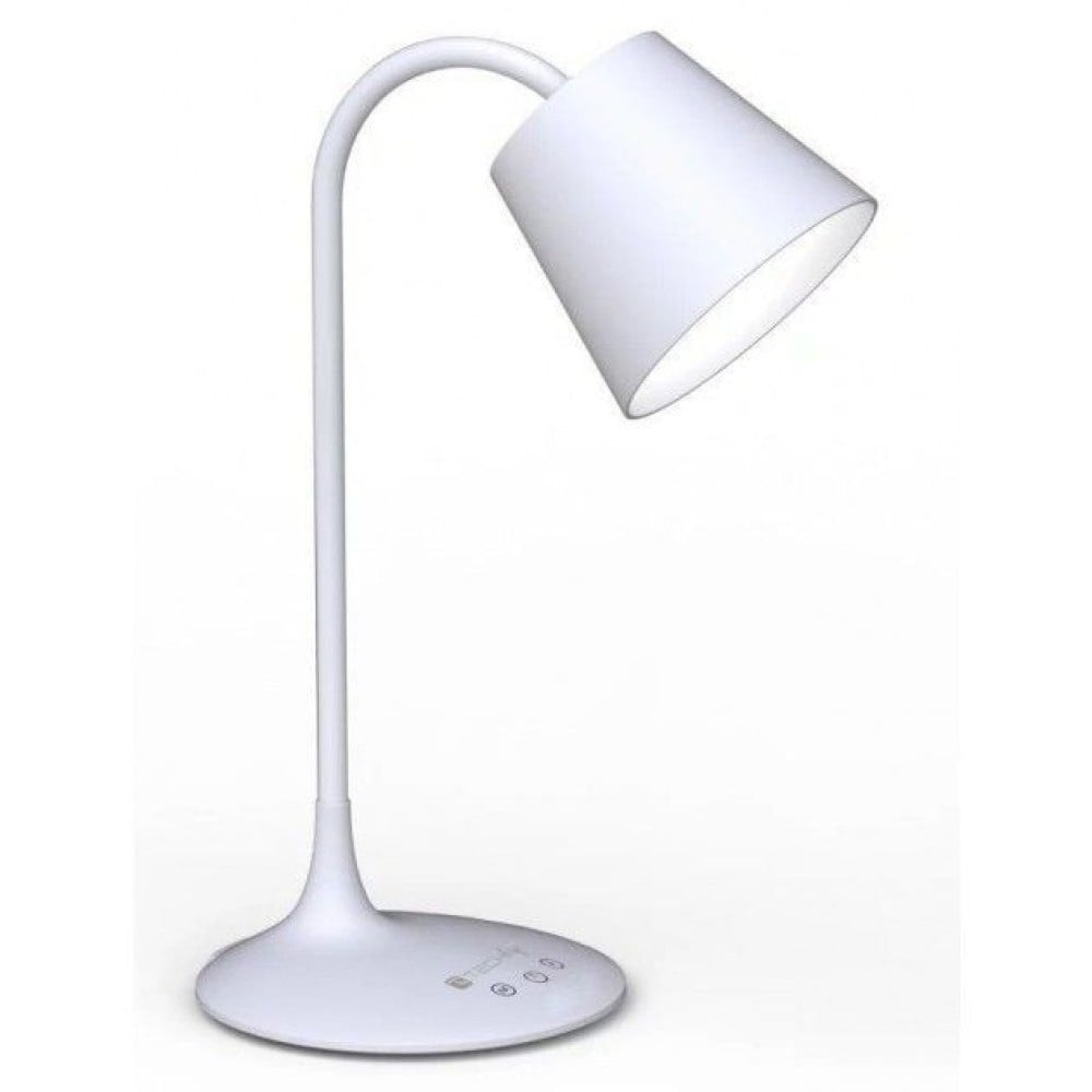 Lampada a LED da Tavolo Vintage Bianco Classe A - TECHLY - I-LAMP-DSK4-1