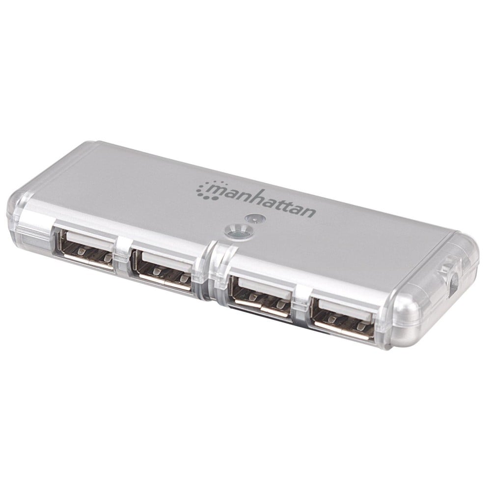 Hub USB 2.0 tascabile 4 porte  - MANHATTAN - IUSB2-HUB599-1