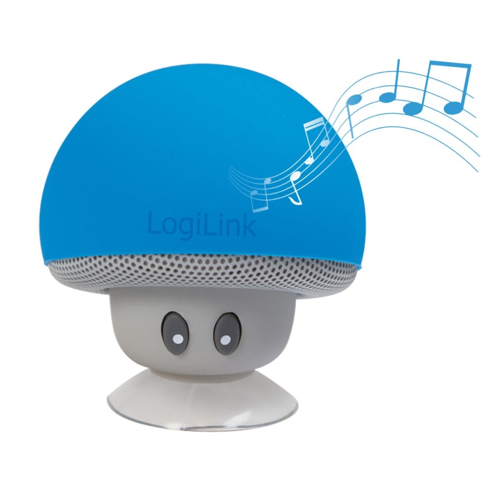 Mini Altoparlante Bluetooth Mushroom Blu - LOGILINK - ICC SP-MUSHB-1