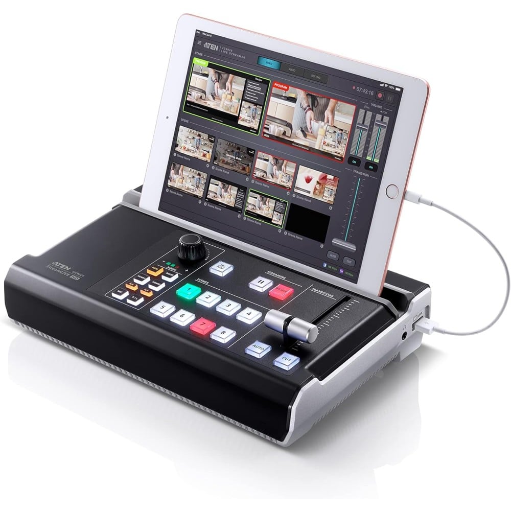Mixer Audio/Video multicanale All-in-one per StreamLive™ HD su CDN e Social Network UC9020 - ATEN - IDATA UC-9020-1