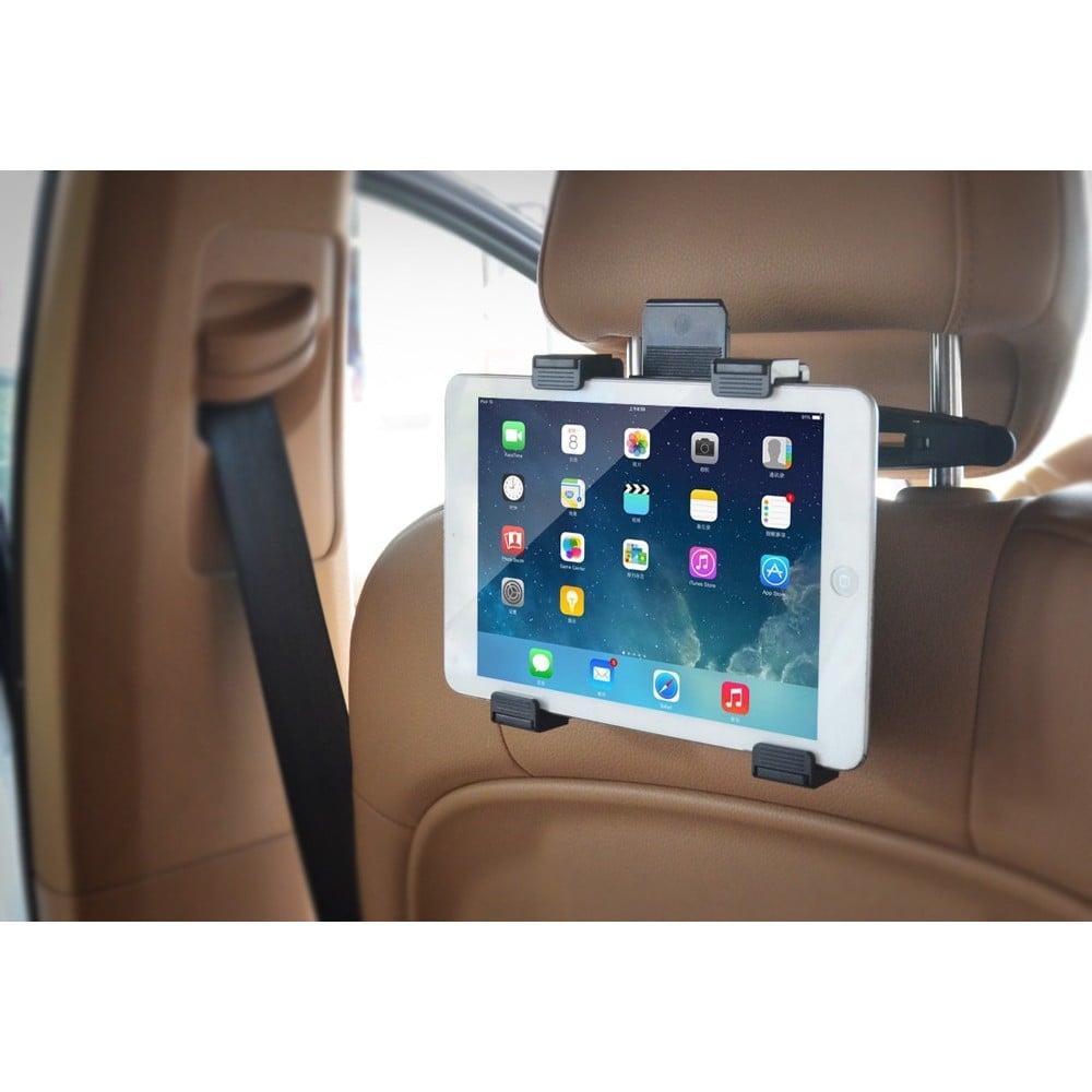 Supporto Universale da Poggiatesta Auto 360° per Tablet 7-10.1" - TECHLY - I-TABLET-CAR2-1