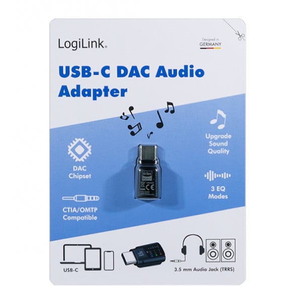 Adattatore audio UGREEN USB C a 3.5mm con cavo intrecciato grigio