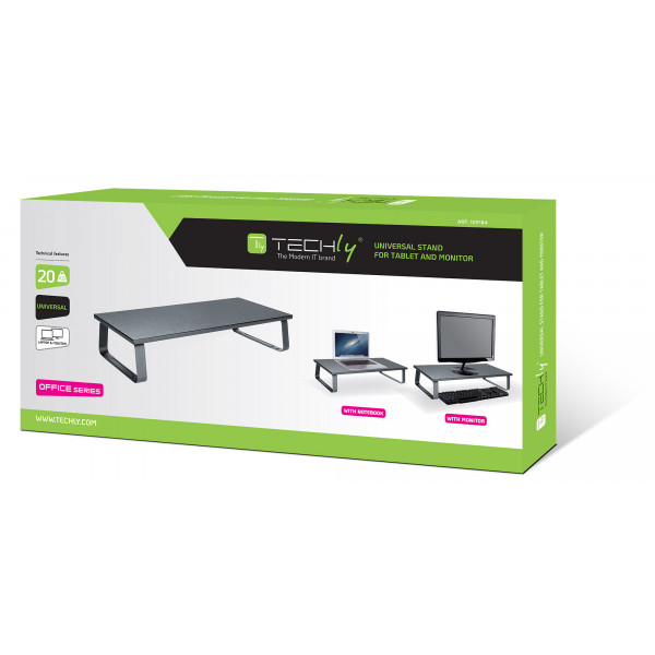 FITUEYES Supporto Monitor Supporto per Monitor in Legno a 2 Strati L42
