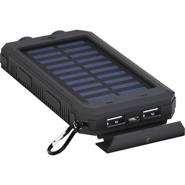 Powerbank Xoopar Ice-P 5000 MAh Con Luce LED Integrata, Plastica Riciclata GRS, Nero