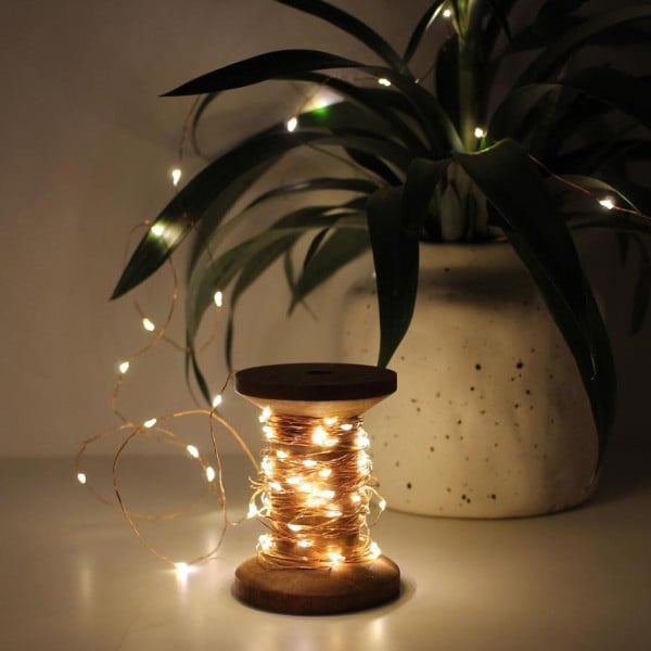 Clearhill Luci USB Con Telecomando 3m - 200 LED Flessibili E Impermeabili Con 8 Modalità Per Camera, Matrimoni E Giardino