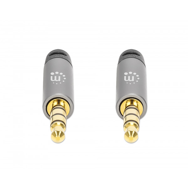 Cavo Audio Stereo da Jack 3,5 mm a Jack 3,5 mm per AUX - 1,0 m - Bianco