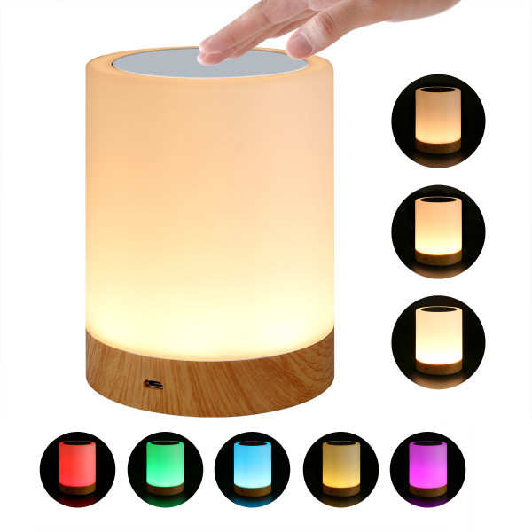 Luce d'atmosfera USB LED tipo C - 8 colori RGB con luminosità dinamica sfumata per interni e auto - Illuminazione decorativa regolabile