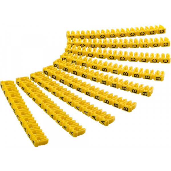 Sourcingmap Fascette Etichetta Per Cavi 15cm - 50 Pezzi Gialle - Autobloccanti In Nylon PA66