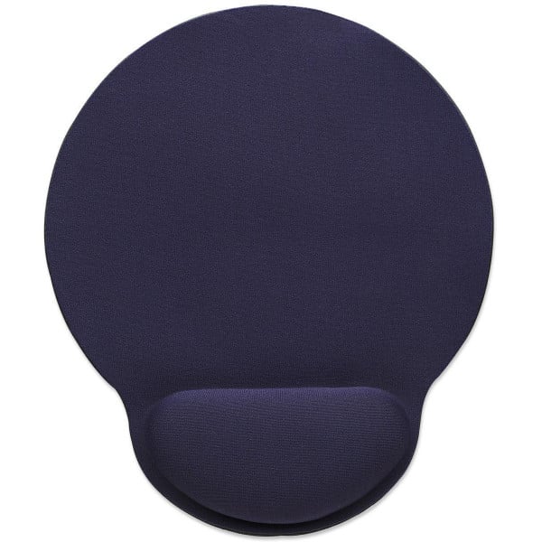 Tappetino per mouse con poggiapolsi, tappetino ergonomico per alleviare il dolore nel tunnel carpale, memory foam con base in gomma antiscivolo, per computer, laptop, desktop (nero