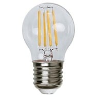 Lampada LED Globo E27 Bianco Caldo 3.2W Filamento Classe A++ - STAR TRADING - I-LED-E27-35WFD