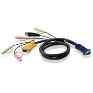 Cavo per KVM HD15 a USB con Audio 1,8m, 2L-5302U - ATEN - ICOC 2L-5302U