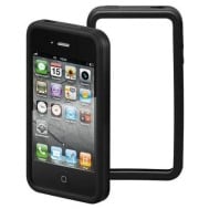 Bumper (Cornice) in silicone per iPhone4 S Nero - GOOBAY - I-PHONE-BUM-4SBK