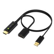 Adattatore Convertitore da HDMI™ a Displayport con USB 4K 60Hz - TECHLY - ICOC HDMI-DP12A60