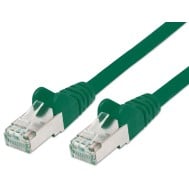 Cavo di rete Patch in rame Cat. 6 Verde SFTP LSZH 0,25m - INTELLINET - ICOC LS6-0025GREEN