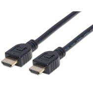 Cavo HDMI CL3 High Speed con Ethernet A/A M/M 3m Nero - MANHATTAN - ICOC HDMI-CL3-030