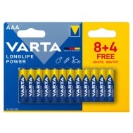 Confezione 12 Batterie Varta Longlife Power Ministilo AAA - VARTA - IBT-KVT-LR03LLP12