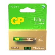 Confezione 4 Batterie GP Ultra Alcaline Ministilo AAA 24AU/LR03 - GP BATTERIES - IC-GP151432