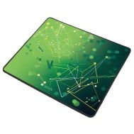 Tappetino Gaming Antiscivolo XL 450 x 400 mm Verde - TECHLY - ICA-MP GLASS1