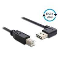 Cavo EASY-USB 2.0 Tipo A Maschio Angolato a Tipo B Maschio 0,5m - DELOCK - ICOC U-AB-905-ANGRT