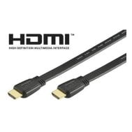 Cavo HDMI 19 pin M/M 1.3b Piatto, 5,0 mt  - MANHATTAN - ICOC HDMI-F-050