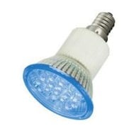 Lampada 24 LED E14  230Vac colore Blu - GOOBAY - I-HLED-E14BL