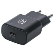Caricatore da Muro USB-C™ Power Delivery 18W Nero - MANHATTAN - IPW-USBC-18WB