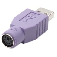 Adattatore PS2 femmina/USB A maschio - MANHATTAN - IADAP USB-918