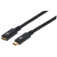Cavo USB 3.2 Gen 1 SuperSpeed USB-C™ Maschio/USB-C™ Femmina 1m Nero - MANHATTAN - ICOC MUSB32-CMCF10M